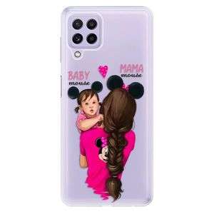 Odolné silikónové puzdro iSaprio - Mama Mouse Brunette and Girl - Samsung Galaxy A22 vyobraziť