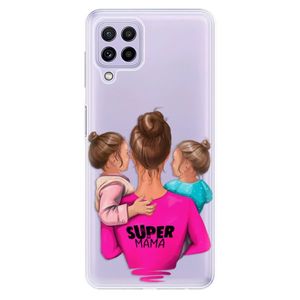 Odolné silikónové puzdro iSaprio - Super Mama - Two Girls - Samsung Galaxy A22 vyobraziť