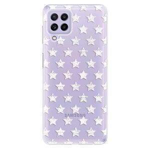 Odolné silikónové puzdro iSaprio - Stars Pattern - white - Samsung Galaxy A22 vyobraziť