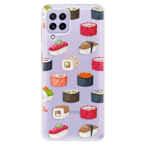 Odolné silikónové puzdro iSaprio - Sushi Pattern - Samsung Galaxy A22 vyobraziť