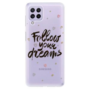 Odolné silikónové puzdro iSaprio - Follow Your Dreams - black - Samsung Galaxy A22 vyobraziť