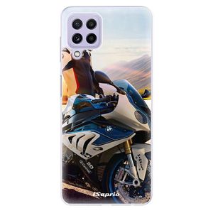 Odolné silikónové puzdro iSaprio - Motorcycle 10 - Samsung Galaxy A22 vyobraziť