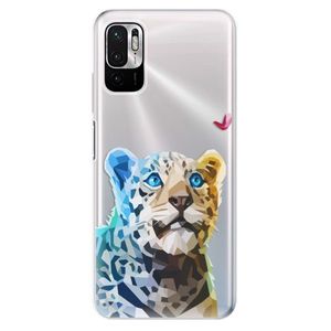Odolné silikónové puzdro iSaprio - Leopard With Butterfly - Xiaomi Redmi Note 10 5G vyobraziť