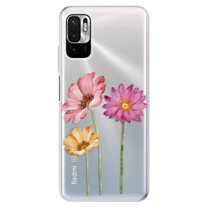 Odolné silikónové puzdro iSaprio - Three Flowers - Xiaomi Redmi Note 10 5G vyobraziť