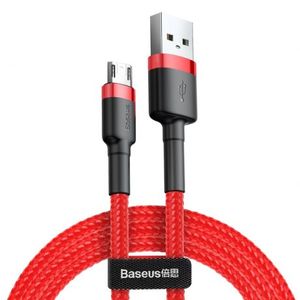 Baseus Cafule kábel USB / Micro USB QC 3.0 1.5A 2m, červený (CAMKLF-C09) vyobraziť