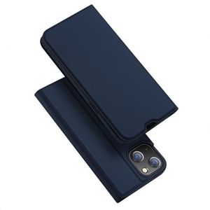 DUX DUCIS Skin Pro knižkové kožené puzdro na iPhone 13 Pro, modré vyobraziť