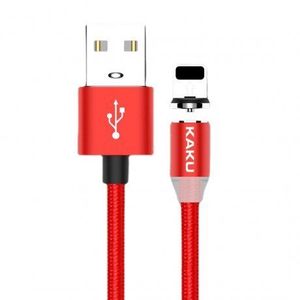 KAKU Magnetic kábel USB / Lightning 3A 1m, červený (KSC-306) vyobraziť