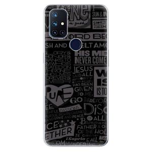 Odolné silikónové puzdro iSaprio - Text 01 - OnePlus Nord N10 5G vyobraziť