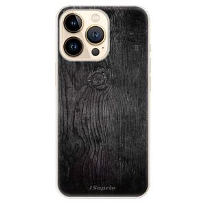 Odolné silikónové puzdro iSaprio - Black Wood 13 - iPhone 13 Pro Max vyobraziť