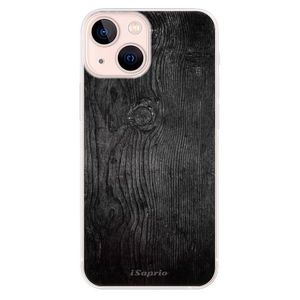 Odolné silikónové puzdro iSaprio - Black Wood 13 - iPhone 13 mini vyobraziť