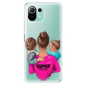 Odolné silikónové puzdro iSaprio - Super Mama - Boy and Girl - Xiaomi Mi 11 Lite vyobraziť