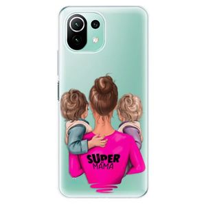 Odolné silikónové puzdro iSaprio - Super Mama - Two Boys - Xiaomi Mi 11 Lite vyobraziť