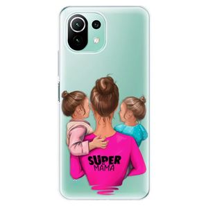 Odolné silikónové puzdro iSaprio - Super Mama - Two Girls - Xiaomi Mi 11 Lite vyobraziť