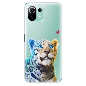 Odolné silikónové puzdro iSaprio - Leopard With Butterfly - Xiaomi Mi 11 Lite vyobraziť
