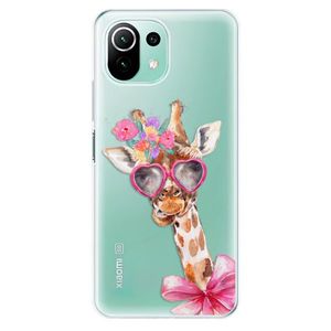 Odolné silikónové puzdro iSaprio - Lady Giraffe - Xiaomi Mi 11 Lite vyobraziť