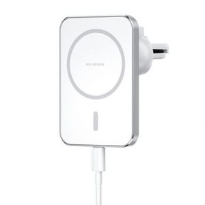 WK Design WP-U96 magnetická autonabíjačka na iPhone 12 QC 3.0 15W, biela (WP-U96) vyobraziť