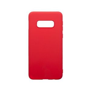 Samsung Galaxy S10e červené gumené puzdro, matné vyobraziť
