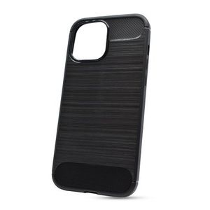 Puzdro Carbon Lux TPU iPhone 13 - čierne vyobraziť