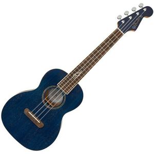 Fender Dhani Harrison Uke WN Tenorové ukulele Sapphire Blue Transparent vyobraziť