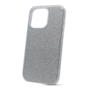 Puzdro Shimmer 3in1 TPU iPhone 13 Mini - strieborné vyobraziť