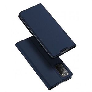 DUX DUCIS Skin X knižkové kožené puzdro na Samsung Galaxy Note 20, modré vyobraziť