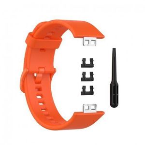 BStrap Silicone remienok na Huawei Watch Fit, orange (SHU005C04) vyobraziť