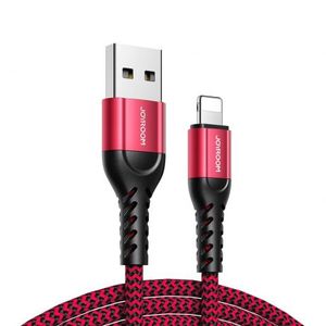 Joyroom N10 3x kábel USB / Lightning 0.25m + 1.2m + 2m, červený vyobraziť