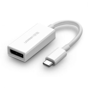 Ugreen MM130 adaptér USB-C / DisplayPort, biely (40372) vyobraziť