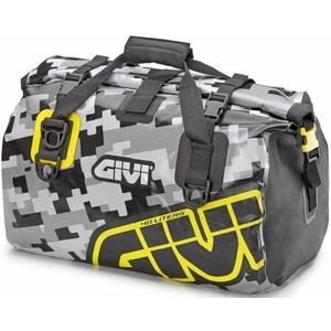 Givi EA115CM Waterproof Cylinder Seat Bag 40L Camo/Grey/Yellow Taška vyobraziť
