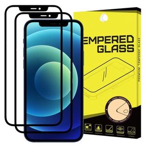 MG Full Glue Super Tough 2x ochranné sklo na iPhone 12 Pro Max, čierne vyobraziť