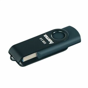 HAMA 182463 USB 3.0 FLASH DRIVE ROTATE, 32 GB, 70 MB/S, PETROLEJOVA MODRA vyobraziť