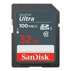 SANDISK ULTRA 32GB SDHC MEMORY CARD 100MB/S vyobraziť