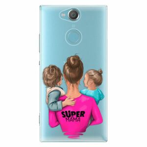 Plastové puzdro iSaprio - Super Mama - Boy and Girl - Sony Xperia XA2 vyobraziť