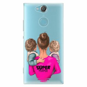 Plastové puzdro iSaprio - Super Mama - Two Boys - Sony Xperia XA2 vyobraziť