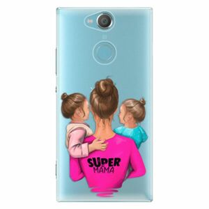 Plastové puzdro iSaprio - Super Mama - Two Girls - Sony Xperia XA2 vyobraziť
