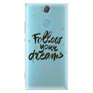 Plastové puzdro iSaprio - Follow Your Dreams - black - Sony Xperia XA2 vyobraziť