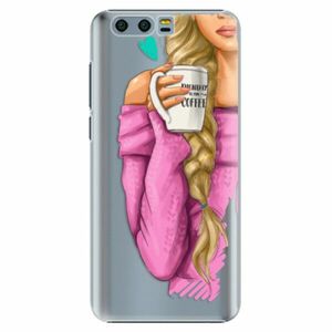Plastové puzdro iSaprio - My Coffe and Blond Girl - Huawei Honor 9 vyobraziť