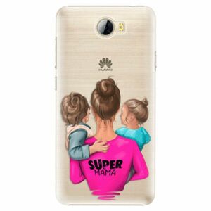 Plastové puzdro iSaprio - Super Mama - Boy and Girl - Huawei Y5 II / Y6 II Compact vyobraziť