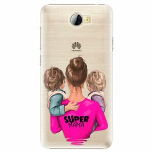 Plastové puzdro iSaprio - Super Mama - Two Boys - Huawei Y5 II / Y6 II Compact vyobraziť