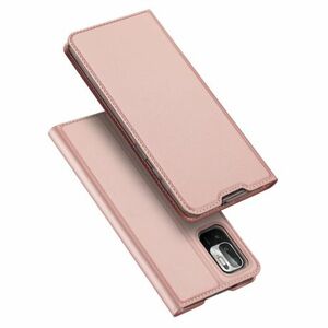 Dux Ducis Skin Pro knižkové kožené puzdro na Xiaomi Redmi Note 10 5G / Poco M3 Pro, ružové vyobraziť