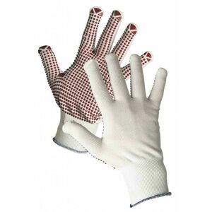 GANNET rukavice nylo. s PVC terč. 12 vyobraziť