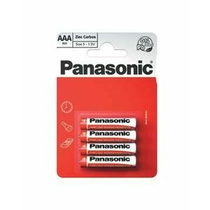 PANASONIC Zinkouhlíkové batérie Red Zinc R03RZ/4BP EU AAA 1, 5V (Blister 4ks) vyobraziť