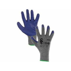 Povrstvené rukavice COLCA, šedo-modrá, veľ. 8 vyobraziť