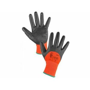 Povrstvené rukavice MISTI, oranžovo-šedá, veľ. L/9 vyobraziť