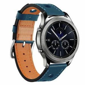 Samsung Galaxy Watch 3 45mm Leather Italy remienok, Dark Teal vyobraziť