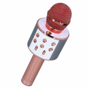 MG Bluetooth Karaoke mikrofón s reproduktorom, ružovozlatý vyobraziť