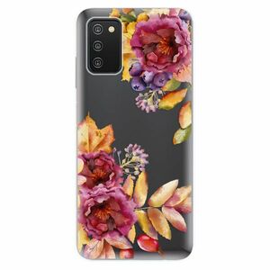 Odolné silikónové puzdro iSaprio - Fall Flowers - Samsung Galaxy A03s vyobraziť