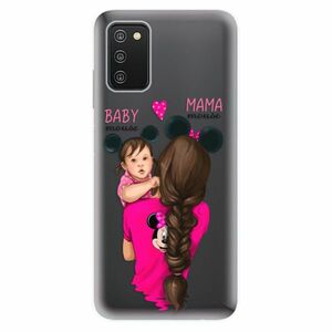 Odolné silikónové puzdro iSaprio - Mama Mouse Brunette and Girl - Samsung Galaxy A03s vyobraziť