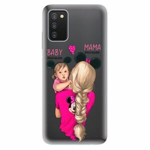 Odolné silikónové puzdro iSaprio - Mama Mouse Blond and Girl - Samsung Galaxy A03s vyobraziť