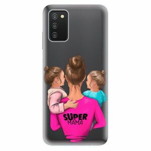 Odolné silikónové puzdro iSaprio - Super Mama - Two Girls - Samsung Galaxy A03s vyobraziť